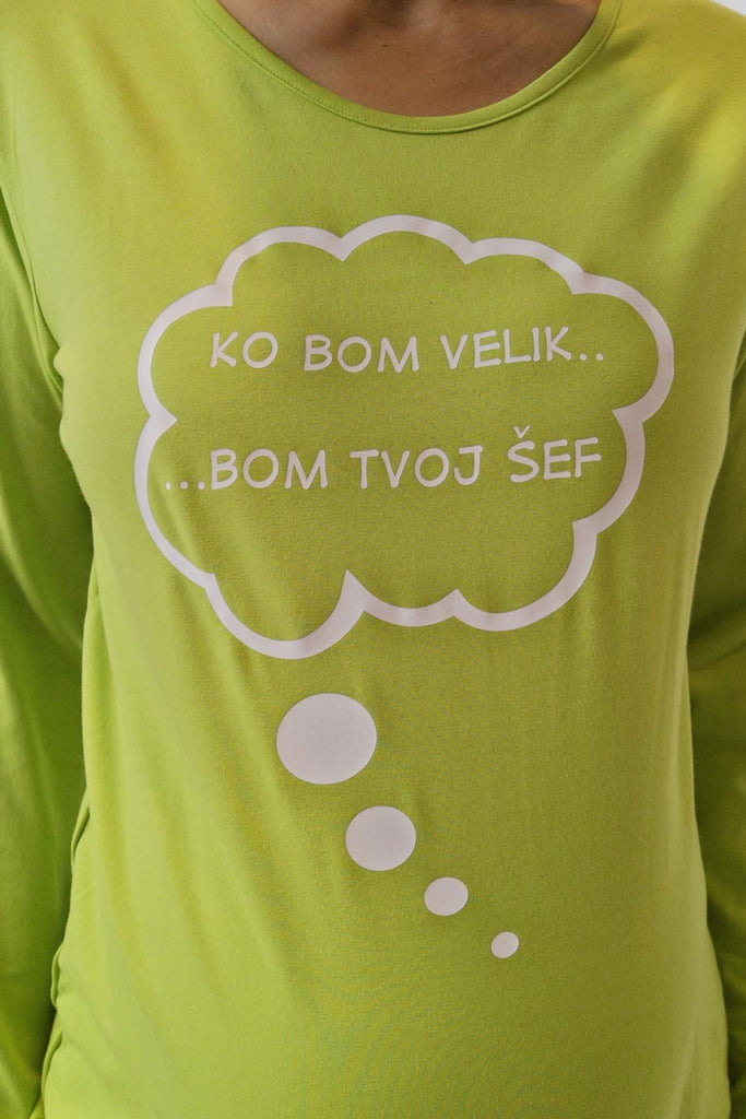 Nosečniška majica Ko bom velik... - 44