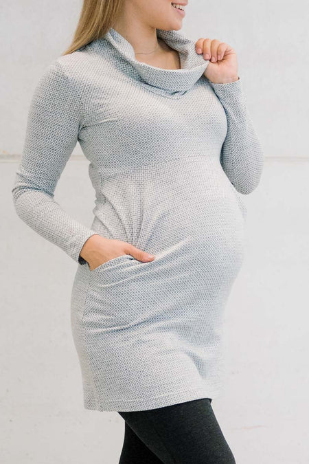 Tunika za dojenje in nosečnost - bordo