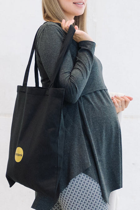 Tunika za dojenje in nosečnost - s čipko