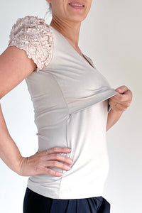 Majica za dojenje - glow rokavi