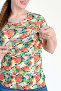 Majica za dojenje - lubenice