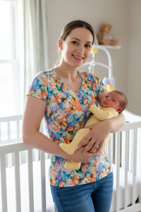 Majica za dojenje - Metulji