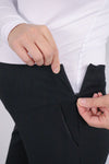 Nosečniške hlače - elegantne, širok kroj