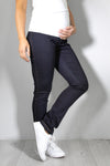 Nosečniške hlače - jeans - indigo modre