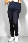 Nosečniške hlače - jeans - indigo modre