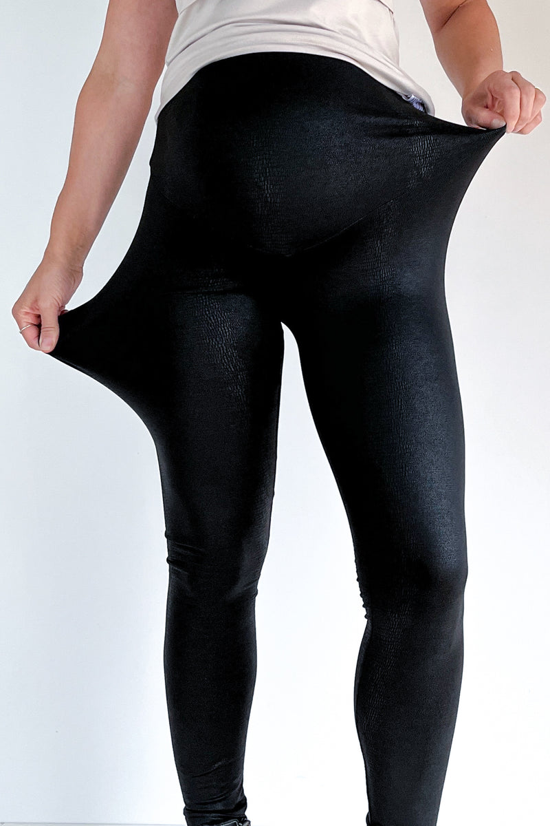 Tople nosečniške pajkice - videz usnja z vzorcem