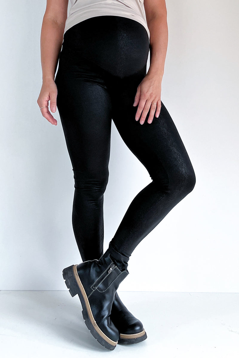 Tople nosečniške pajkice - videz usnja z vzorcem