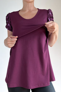 Tunika za nosečnost in dojenje - glow rokavi