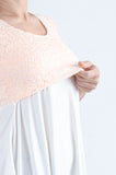 Tunika za dojenje in nosečnost - s čipko