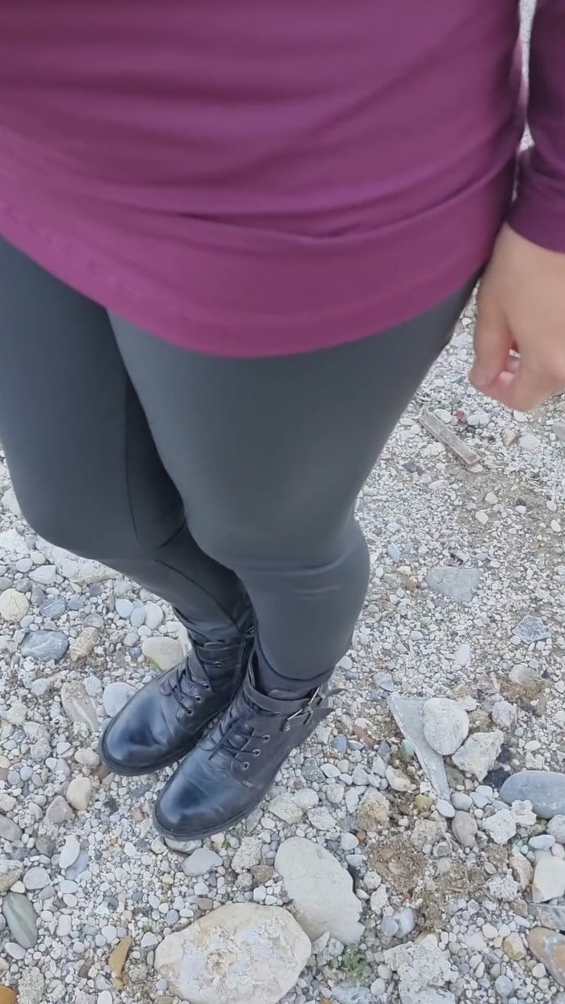 Nosečniške pajkice - videz usnja - termo