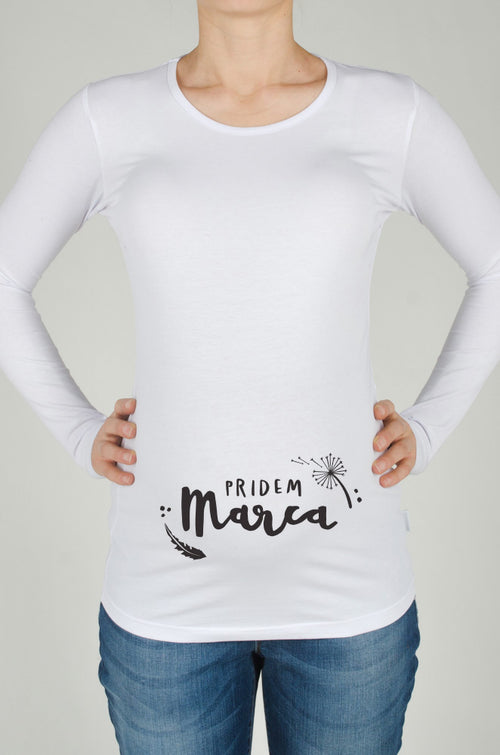 nosecniska-majica-pridem-marca-bela-popek