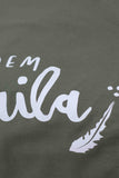 Nosečniška majica pridem aprila - olivno zelena- 38