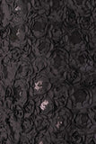 Nosečniška mini obleka - črna - svečana