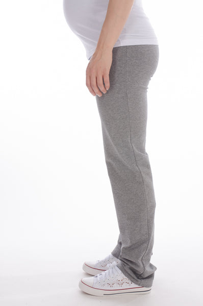 Nosečniška trenirka basic basic - spodnji del - siva