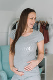 Pižama za nosečnost in dojenje - zgornji del - kratek rokav