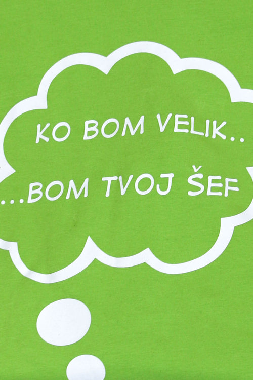 Nosečniška majica Ko bom velik... -  44