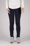 Nosečniške hlače jeans slimfit Popek - spredaj