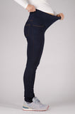 Nosečniške hlače jeans slimfit - elastične